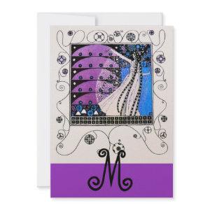 MAGIC OF THE  SPRING ,bright purple gold metallic