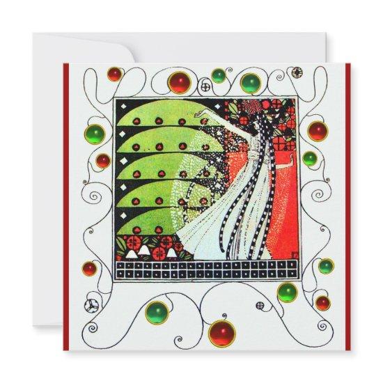 MAGIC OF THE SPRING bright red black white green