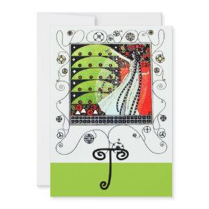 MAGIC OF THE  SPRING ,bright red black white green