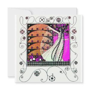 MAGIC OF THE SPRING bright violet white brown
