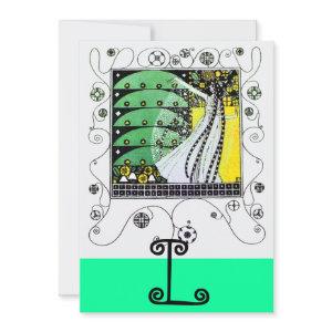 MAGIC OF THE  SPRING ,bright yellow  black green
