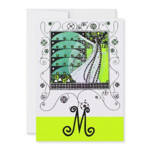 MAGIC OF THE  SPRING ,bright yellow green black