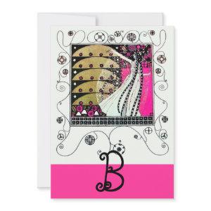 MAGIC OF THE SPRING, Fuchsia,Green Yellow,Black