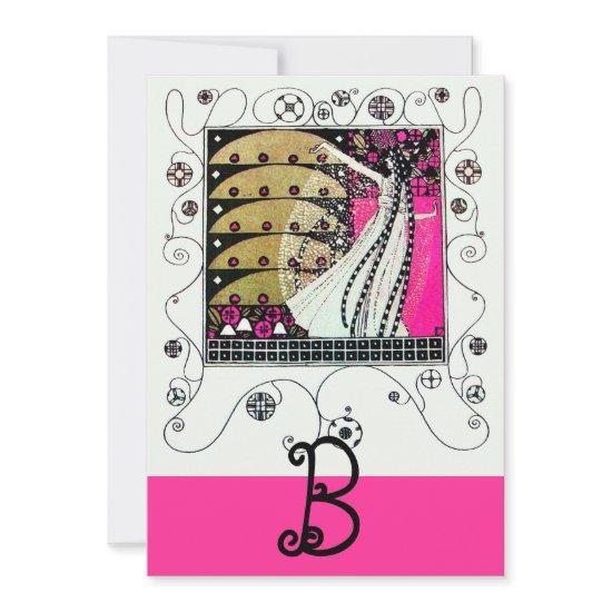 MAGIC OF THE SPRING, Fuchsia,Green Yellow,Black