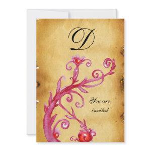 MAGIC SWIRL MONOGRAM parchment  vibrant bright