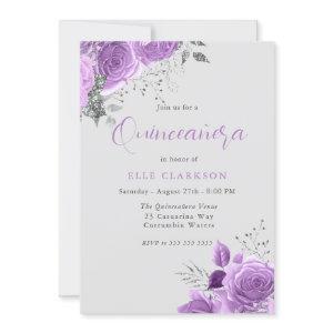 Magical Lavender & Silver Quinceanera Party