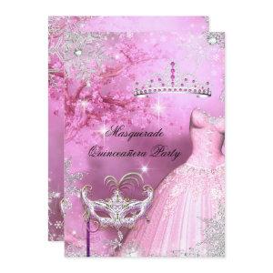 Magical Princess Quinceanera Masquerade Pink 2