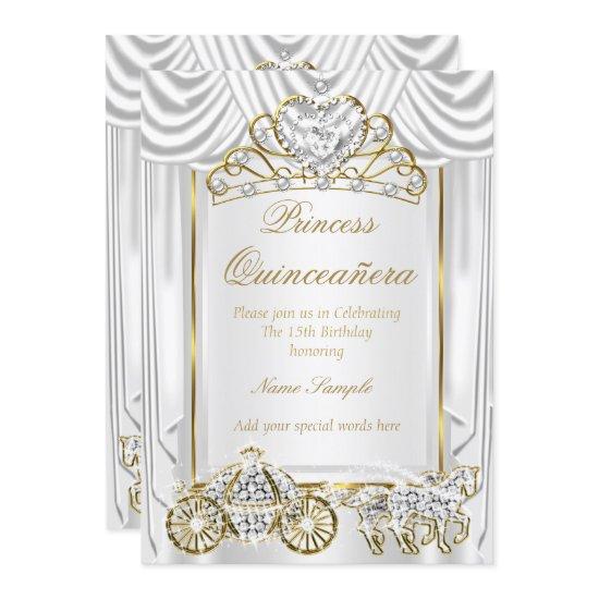 Magical Quinceanera White Gold