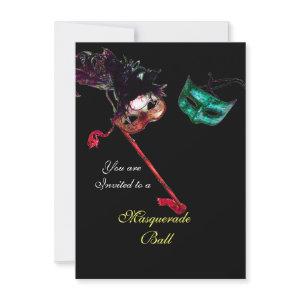 MARDI GRAS MASQUERADE BALL ,Black rsvp