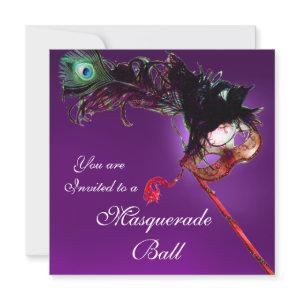 MARDI GRAS MASQUERADE BALL purple yellow white