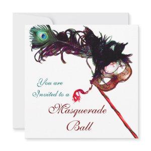 MARDI GRAS MASQUERADE BALL white black blue