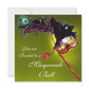 MARDI GRAS MASQUERADE BALL yellow