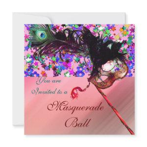 MARDI GRAS MASQUERADE & CONFETTI silk