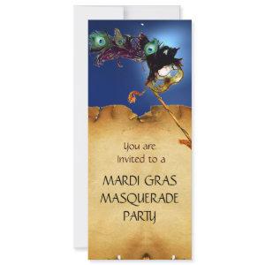 MARDI GRAS MASQUERADE PARTY,  purple blue