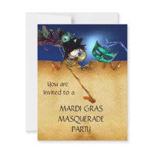 MARDI GRAS MASQUERADE PARTY, red blue black