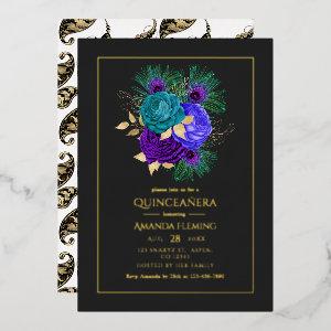 Mardi Gras Quinceañera Foil