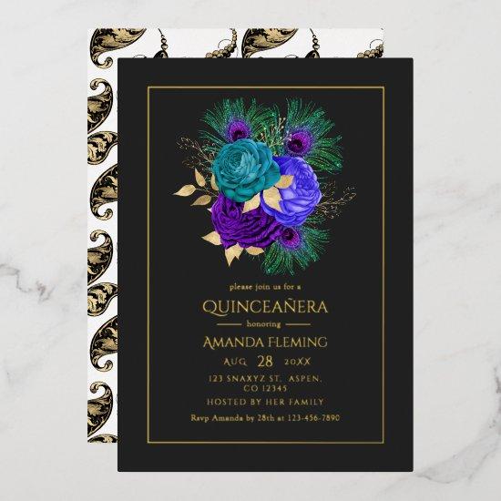 Mardi Gras Quinceañera Foil
