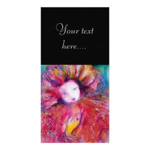 MASK IN RED Carnival Masquerade Party Black Card
