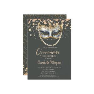 Masque Pearls,Confetti Masquerade Quinceañera
