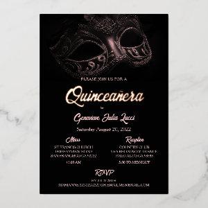 Masquerade Ball Foil Quinceanera Party  Foil