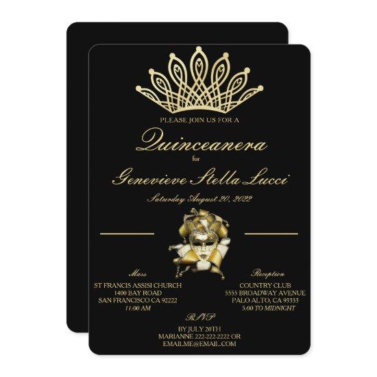 Masquerade Ball Quinceañera Party