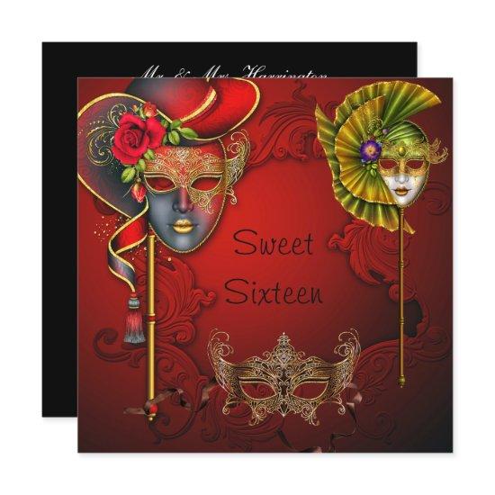 Masquerade Ball, Sweet Sixteen Birthday