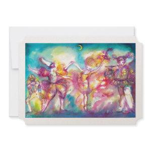 MASQUERADE BALL, white champagne metallic Announcement