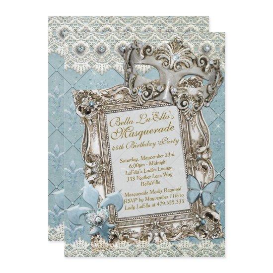 Masquerade Birthday Event Party