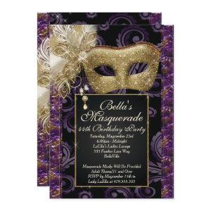 Masquerade Birthday Event Party