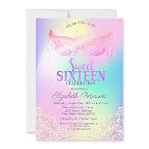 Masquerade,Lace Holographic  Sweet 16