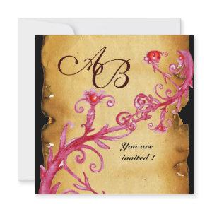 MASQUERADE MAGIC BERRIES  MONOGRAM red
