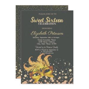 Masquerade,Masque,Dots,Confetti Sweet 16