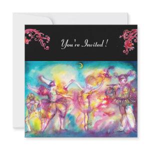 MASQUERADE PARTY ,red flourishes