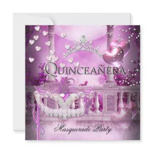 Masquerade Quinceanera 15 Pink Party
