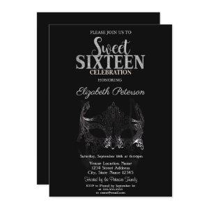 Masquerade,Silver Masque Sweet 16