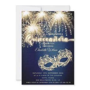 Masquerade sparkling firework luxury Quinceañera