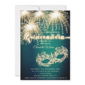 Masquerade sparkling firework luxury Quinceañera