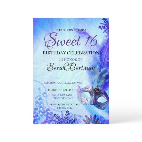Masquerade sweet 16