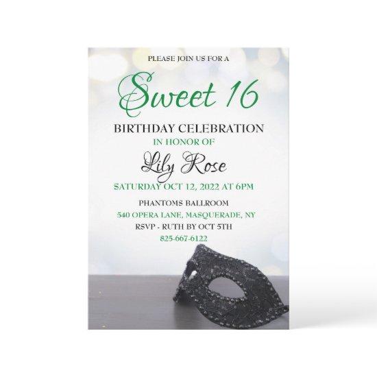 Masquerade sweet 16