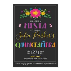 Mexican colorful Fiesta Quinceañera
