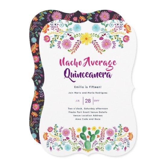 Mexican FIESTA Quinceanera  Folk Art