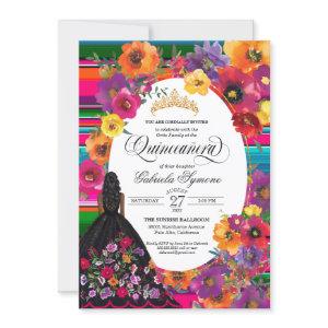 Mexican Folk-Art Huipil Embroidery Quinceanera