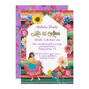 Mexican Mis 15 Anos Party Gold Glitter