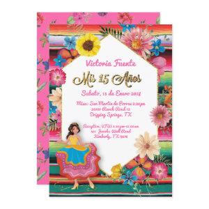 Mexican Mis 15 Anos Party Gold Glitter