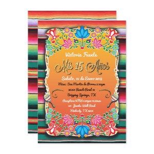Mexican Mis 15 Anos Party Gold Glitter
