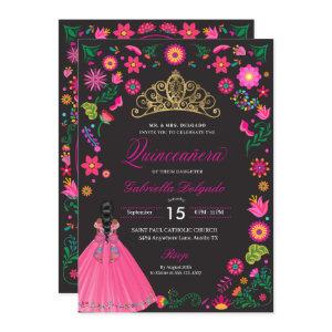 Mexican Otomi Embroidery Quinceañera