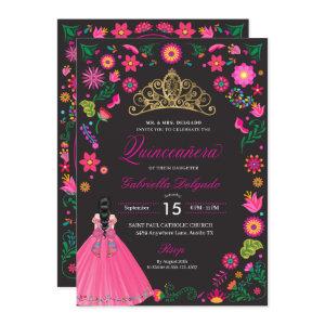 Mexican Otomi Embroidery Quinceañera