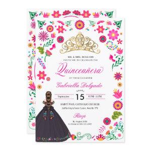Mexican Otomi Embroidery Quinceañera