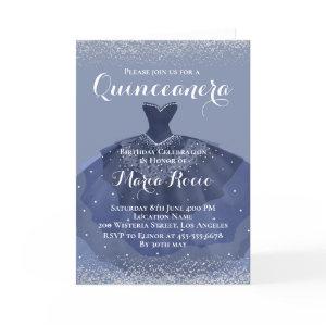 Midnight Blue Theme Holiday Card