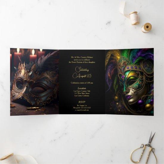 Midnight Masquerade Sweet 16 Party